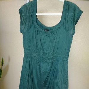 Women's Mossimo Dress Green XL